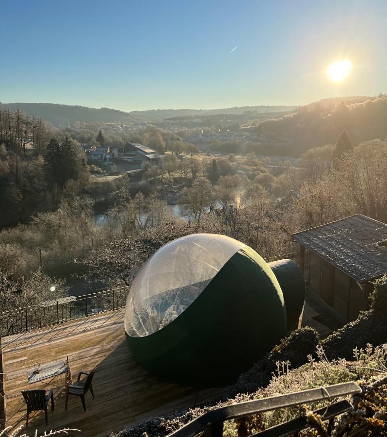 Bulle Time Flies - Logement Insolite Hotell Bouillon Exteriör bild