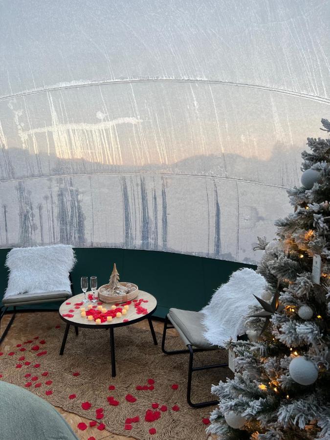 Bulle Time Flies - Logement Insolite Hotell Bouillon Exteriör bild