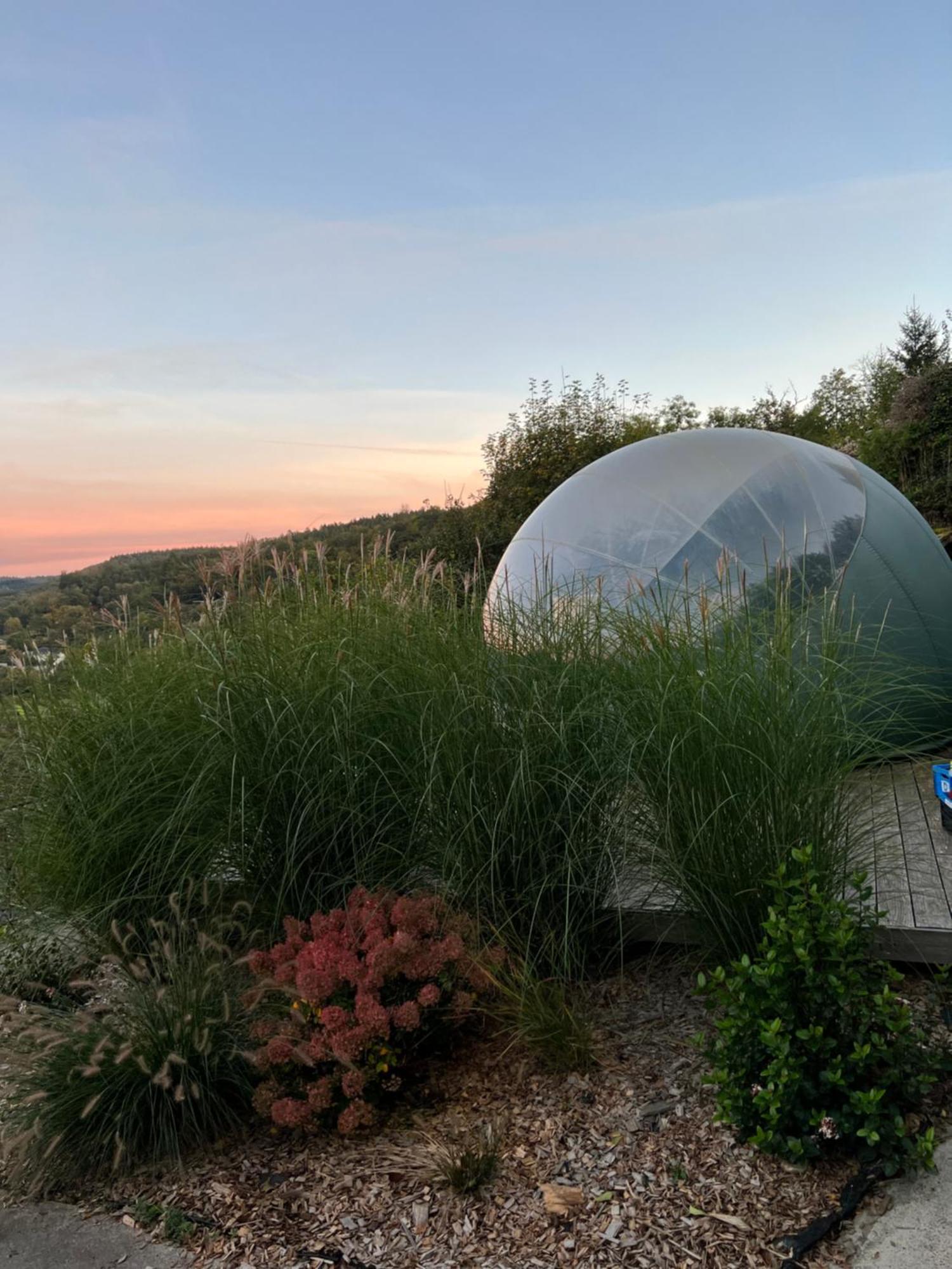 Bulle Time Flies - Logement Insolite Hotell Bouillon Exteriör bild