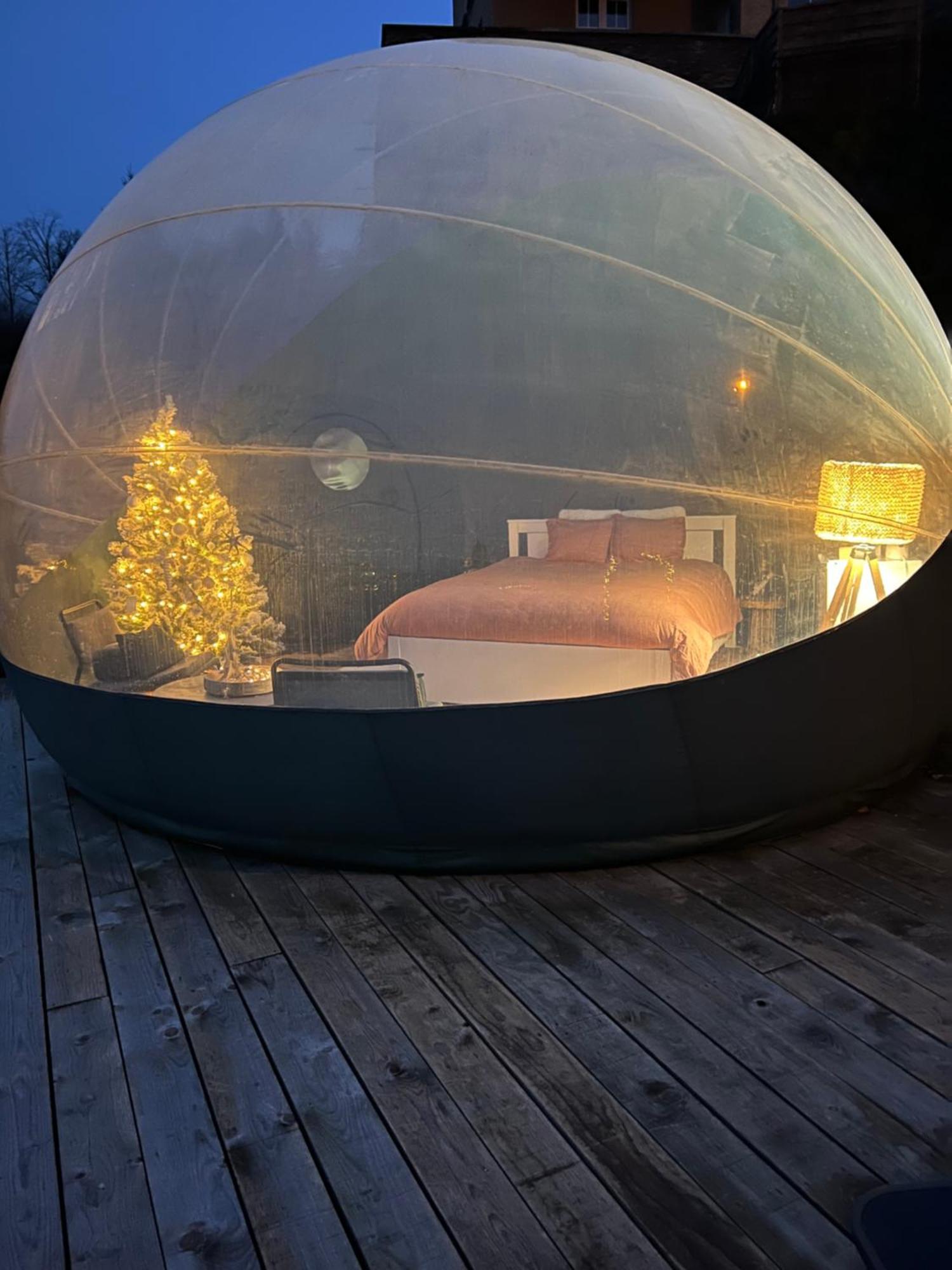 Bulle Time Flies - Logement Insolite Hotell Bouillon Exteriör bild
